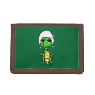Swimming Turtle Trifold Wallet