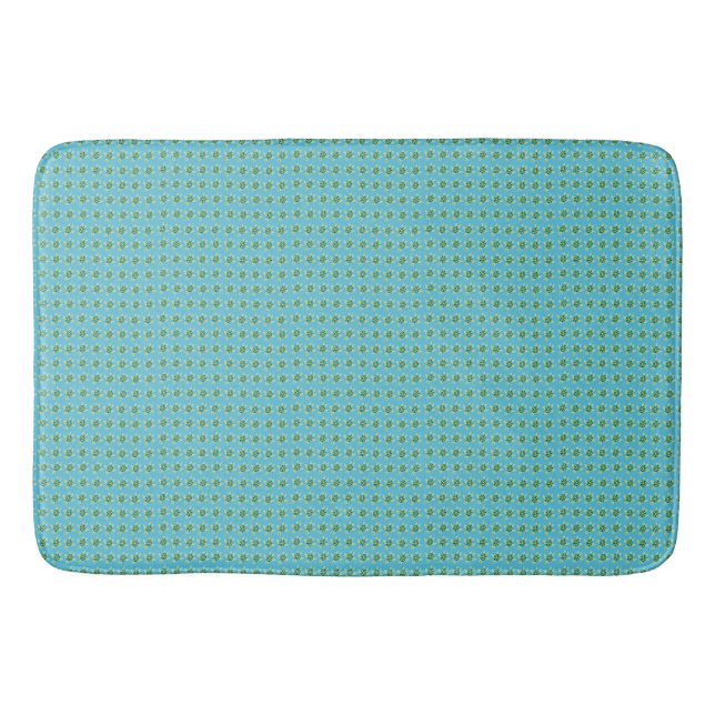Swimming Turtles Bathroom Mat (Front)