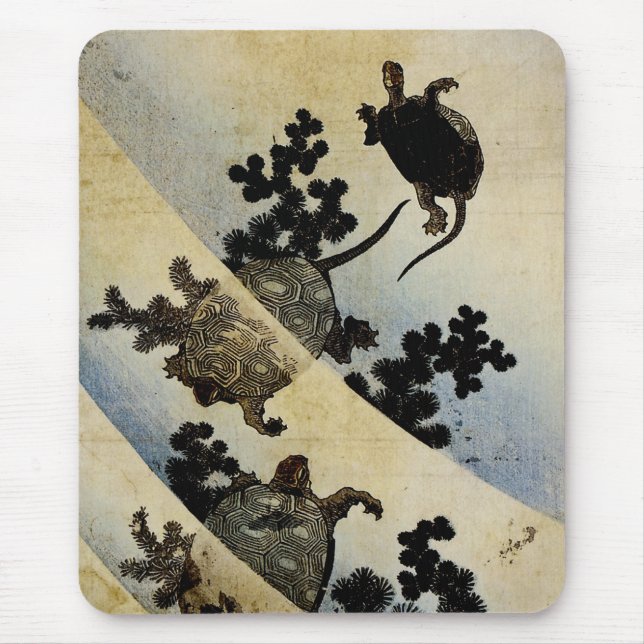 Swimming Turtles Mouse Pad (Front)