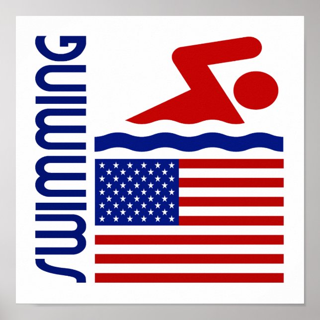 Swimming United States Poster (Front)