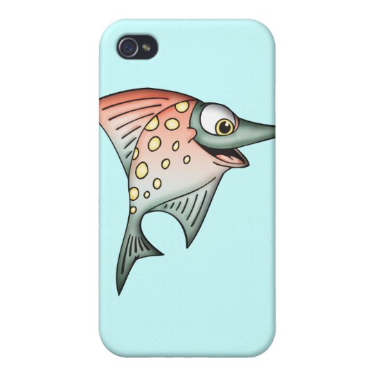 Swimming Upstream Fish Cases For iPhone 4