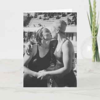 Swimming Valentine's Day Card