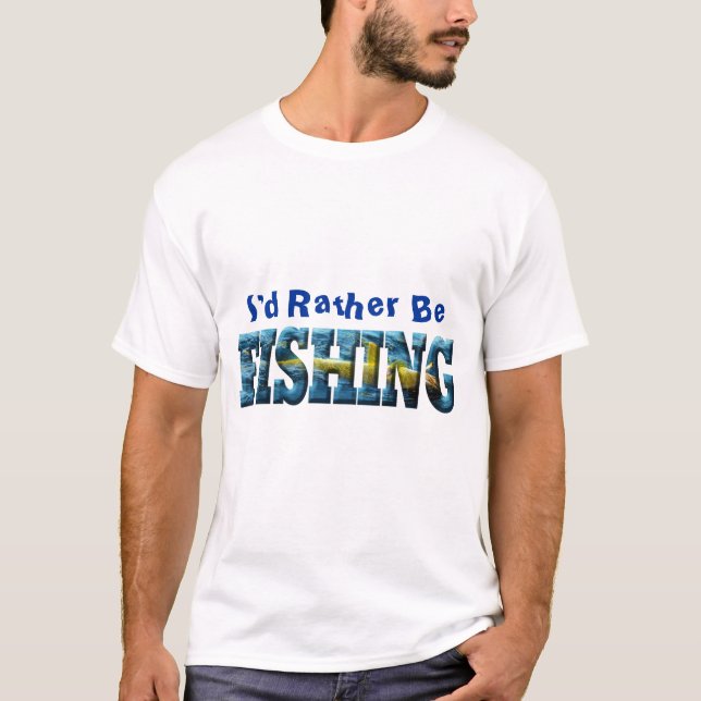 Swimming Walleye, Pickerel Fish Art T-Shirt (Front)