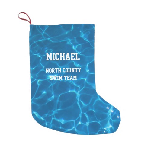 Swimming Water Sports Personalized Stocking