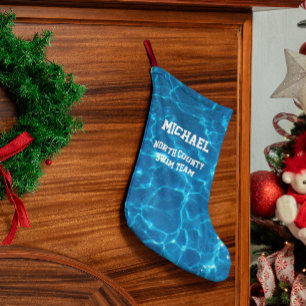 Swimming Water Sports Personalized Stocking