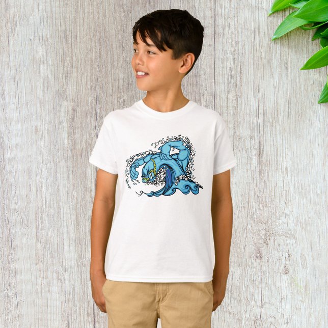 Swimming Wave T-Shirt (Creator Uploaded)