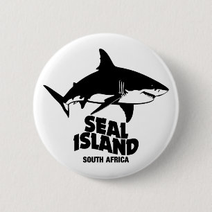 Swimming With Great White Sharks - Seal Island Button