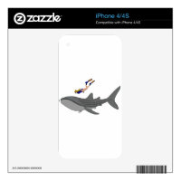 Swimming with Whaleshark Skin For iPhone 4S