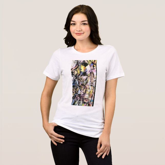 Swimming With Women Jeff Hankamer Artjunkhaus Art Tri-Blend Shirt (Front Full)