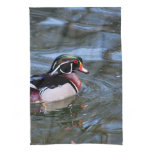 Swimming Wood Duck Towel