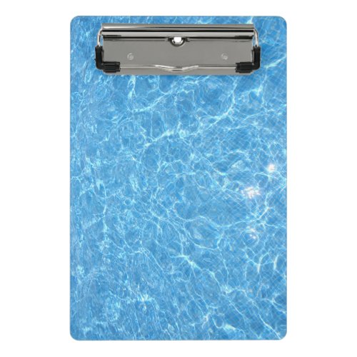 Swimmingpool Blue Water Aqua Template Elegant Mini Clipboard