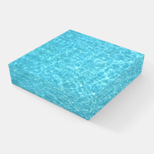 Swimmingpool Blue Water Pool Aqua Nature Template Paperweight