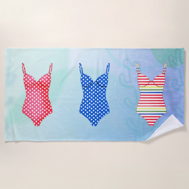 Swimsuit Beach Towel (Front)