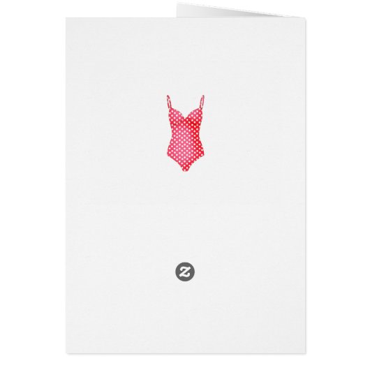 Swimsuit Cheer Up Card (Back)
