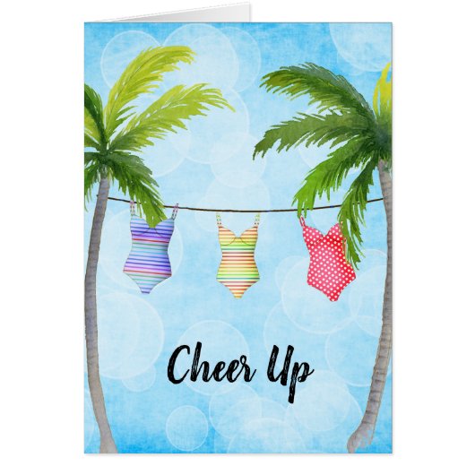 Swimsuit Cheer Up Card (Front)