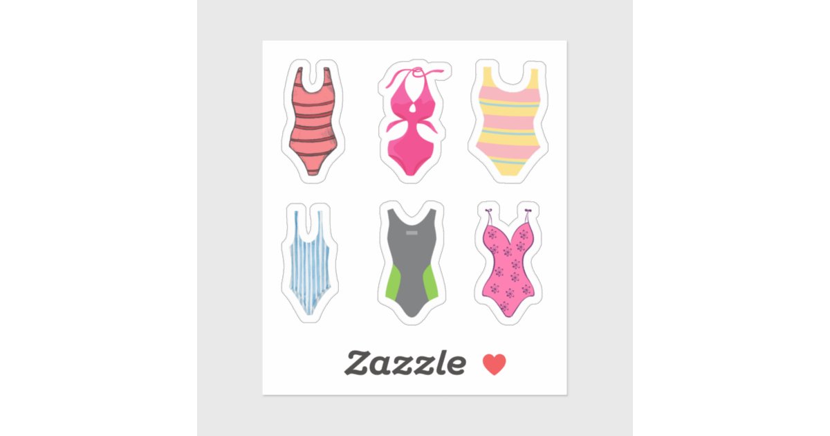 Swim Trunks Sticker Swimsuit Stickers | Zazzle