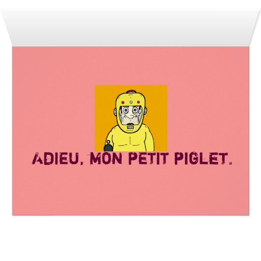 Swine Flu Card (Inside Horizontal (Bottom))