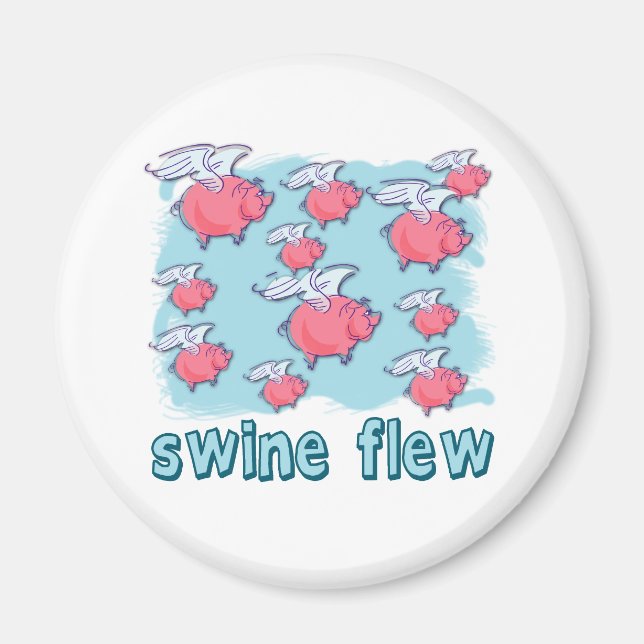 Swine Flu Humor Products Magnet (Front)