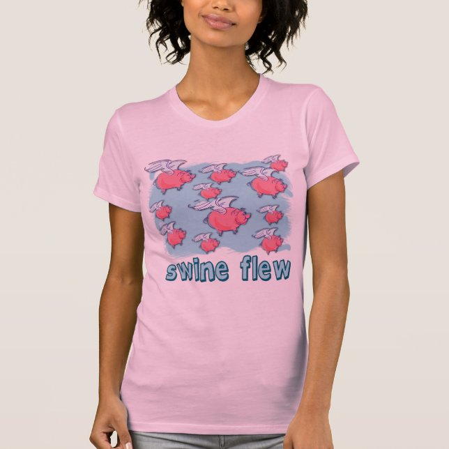 Swine Flu Humor Products T-Shirt (Front)