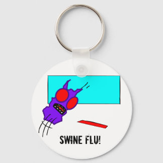 Swine Flu Keyhcain Keychain