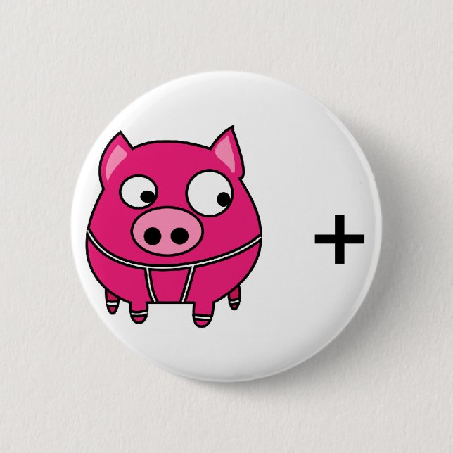 SWINE flu Pinback Button (Front)