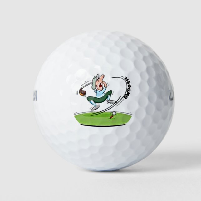 ***SWING AND A MISS*** GOLF BALL (Front)