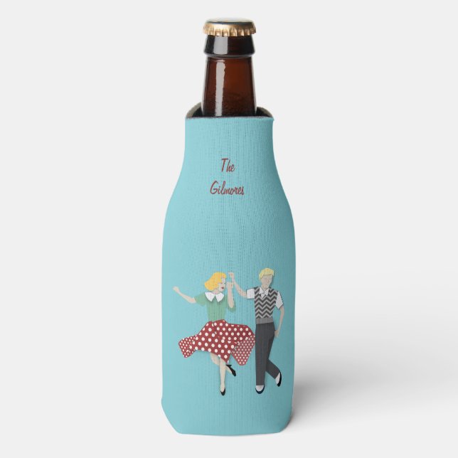 Swing Dance Bottle Cooler (Bottle Front)