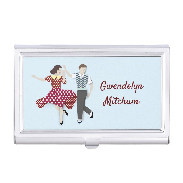 Swing Dance Business Card Case (Front)