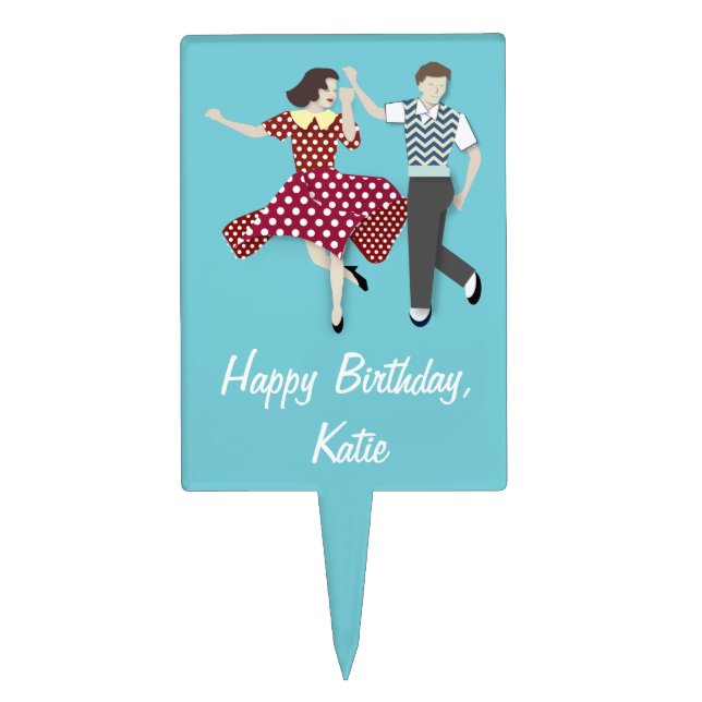 Swing Dance Cake Topper (Front)