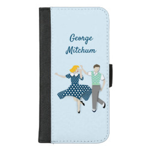 Swing Dance Couple iPhone 8/7 Plus Wallet Case