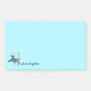 Swing Dance Couple Post-it Notes
