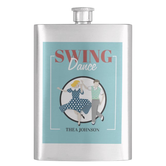 Swing Dance Flask (Front)