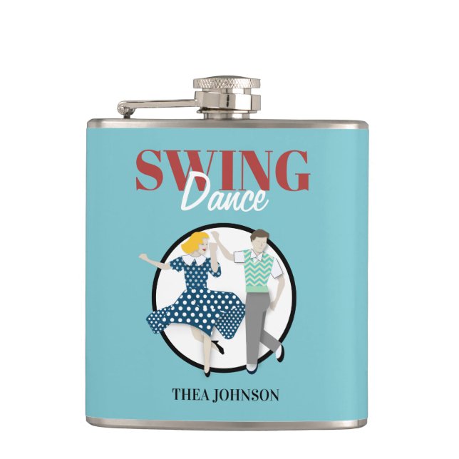 Swing Dance Flask (Front)