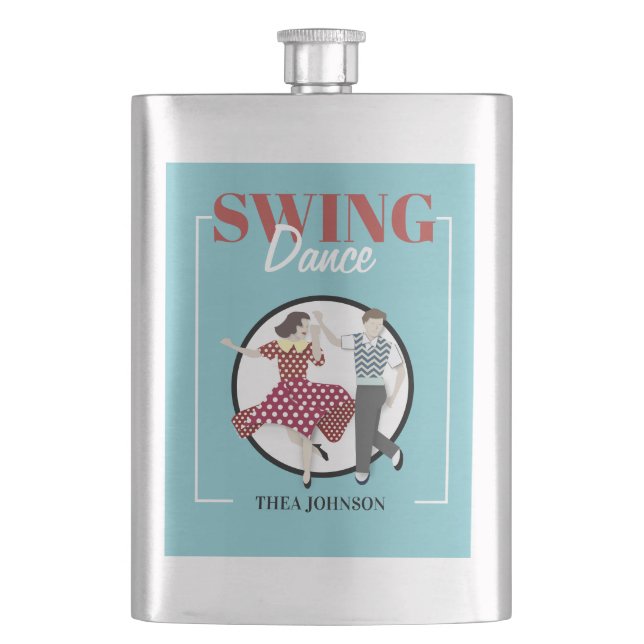 Swing Dance Flask (Front)