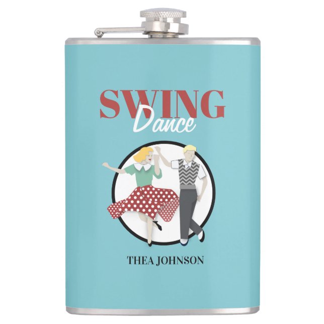 Swing Dance Flask (Front)