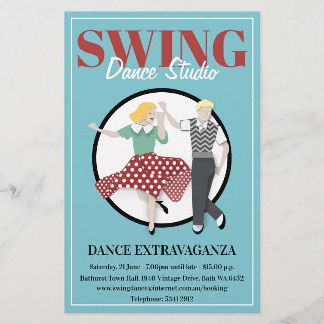 Swing Dance Flyer (Front)