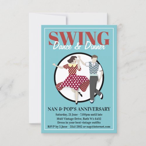 Swing Dance Invitation