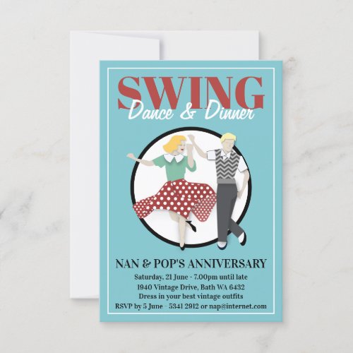 Swing Dance Invitation