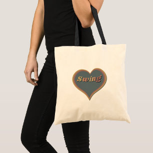 Swing dance Love Heart  Tote Bag