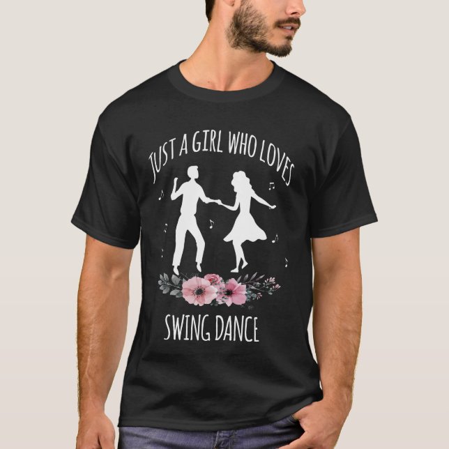 Swing Dance Lover, Swing Dancer T-Shirt (Front)