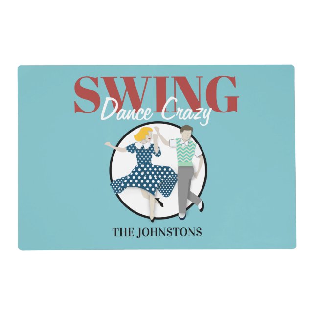 Swing Dance Placemat (Front)