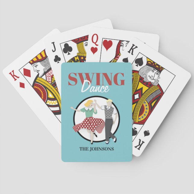 Swing Dance Poker Cards (Back)