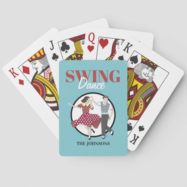 Swing Dance Poker Cards (Back)