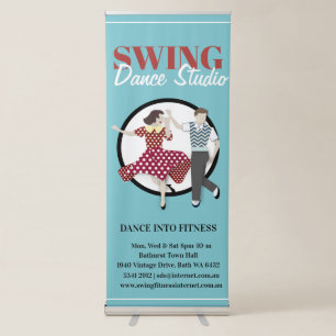 Swing Dance Retractable Banner