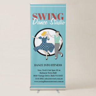 Swing Dance Retractable Banner