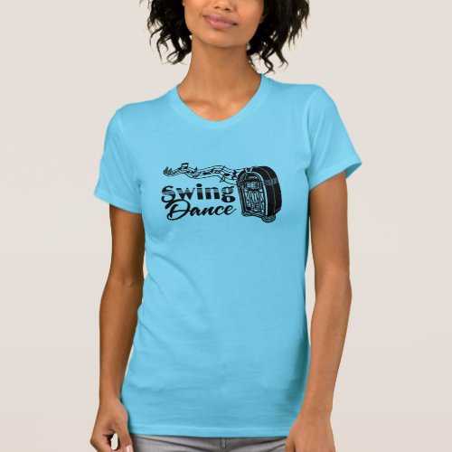 Swing Dance with Vintage Jukebox T_Shirt