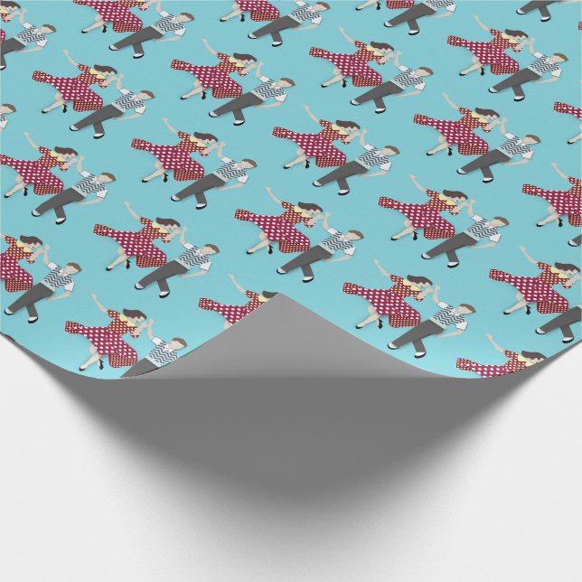 Swing Dance Wrapping Paper (Corner)