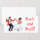 swing dancer poodle skirt & saddle shoes (Front/Back)
