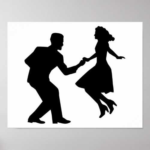 Swing dancing poster