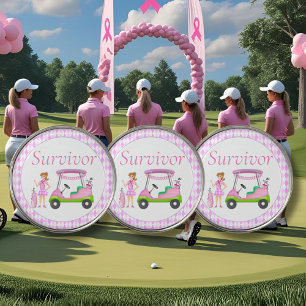 Swing For Pink Golf Outing Breast Cancer Awareness Golf Ball Marker